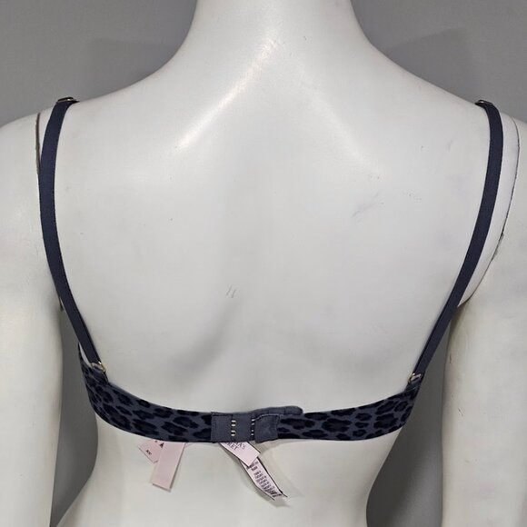 Incredible By Victoria's Secret Unlined Plunge Bra Black Leopard 30C - Picture 4 of 6